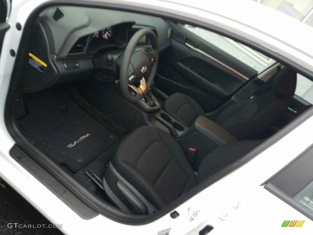 2019 Elantra SE - Quartz White Pearl / Black photo #19