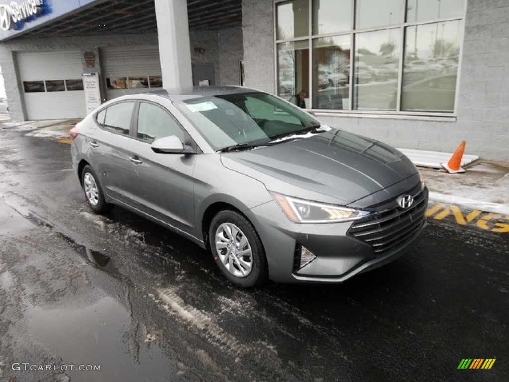 2019 Elantra SE - Machine Gray / Gray photo #3