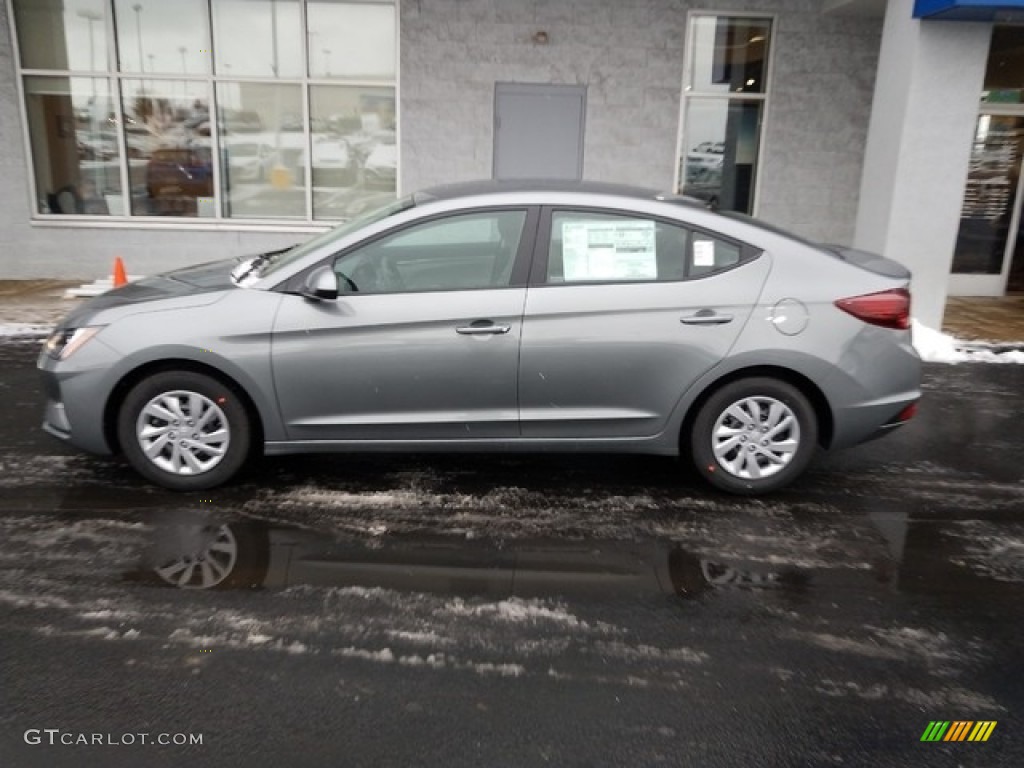2019 Elantra SE - Machine Gray / Gray photo #7