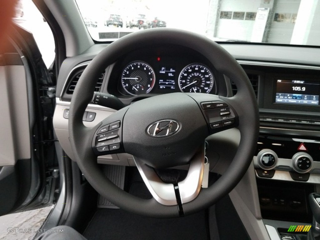 2019 Elantra SE - Machine Gray / Gray photo #11