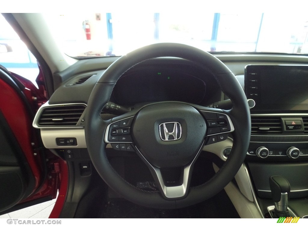 2019 Honda Accord EX-L Sedan Ivory Steering Wheel Photo #130629129