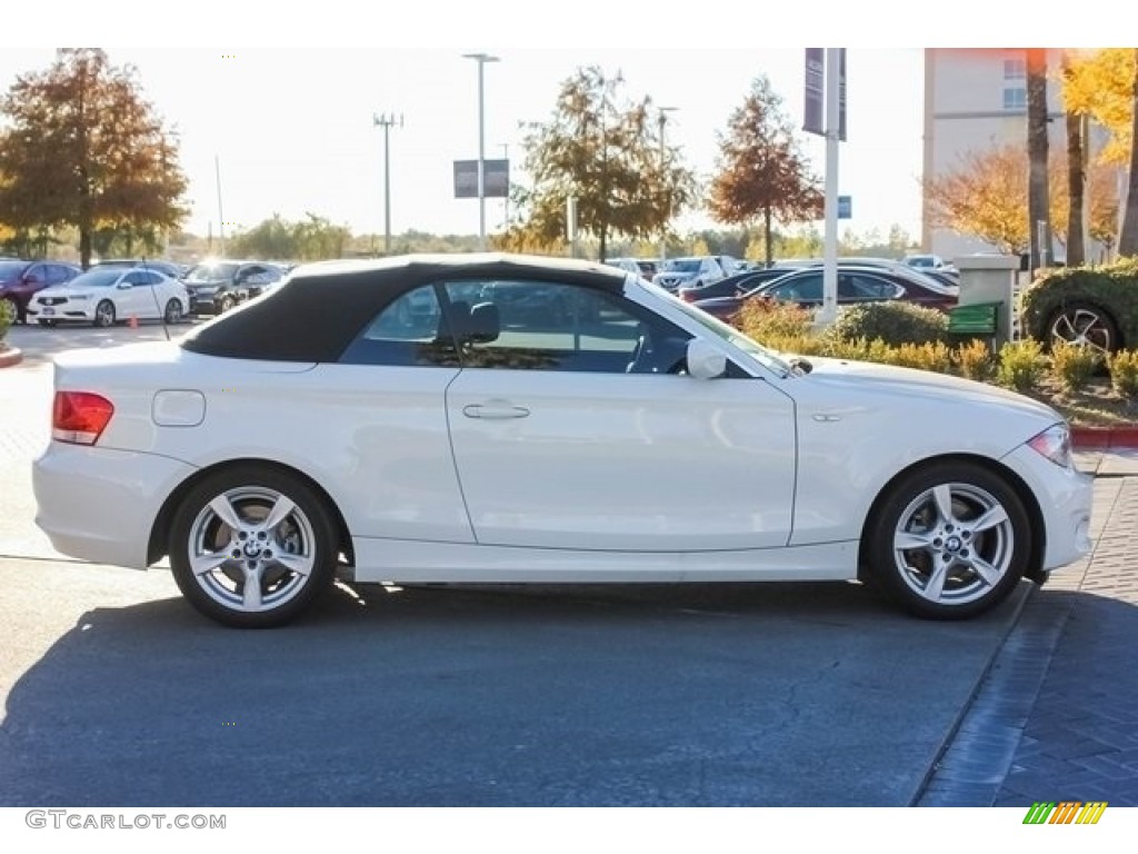 2013 1 Series 128i Convertible - Alpine White / Black photo #8