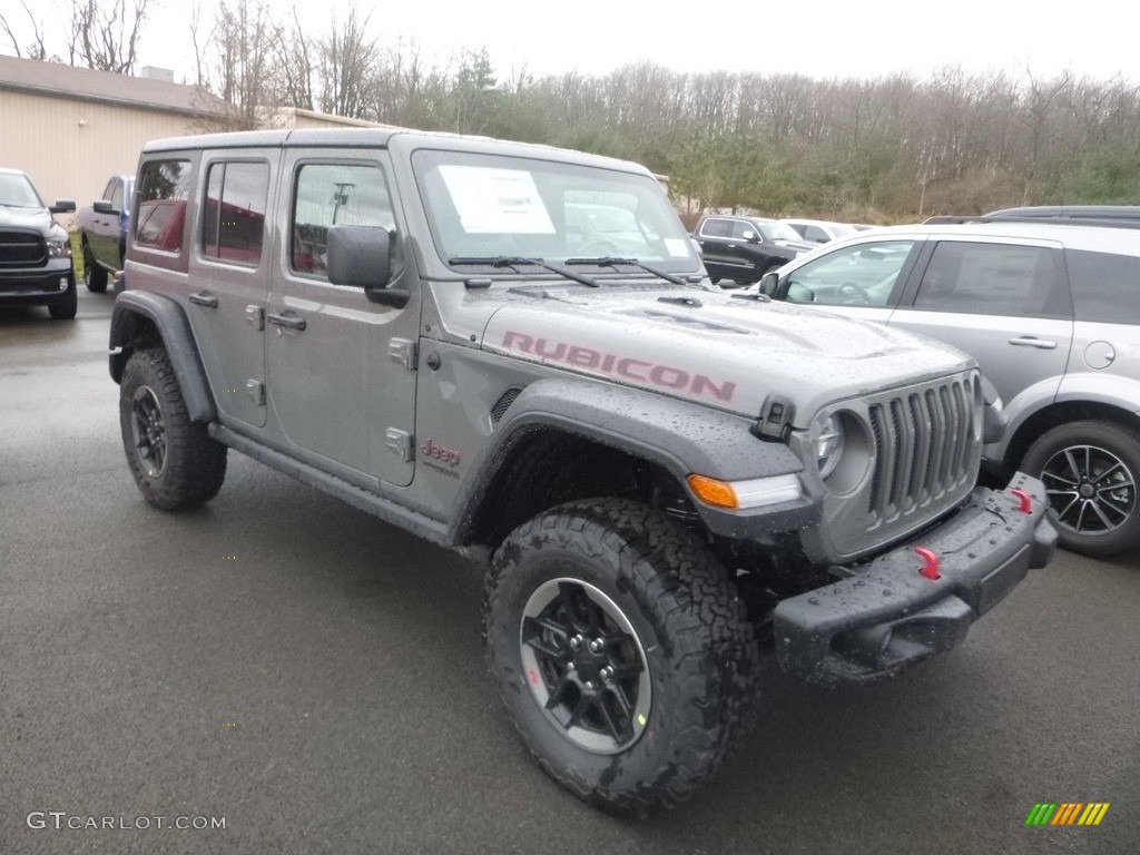 Sting-Gray 2019 Jeep Wrangler Unlimited Rubicon 4x4 Exterior Photo #130629777