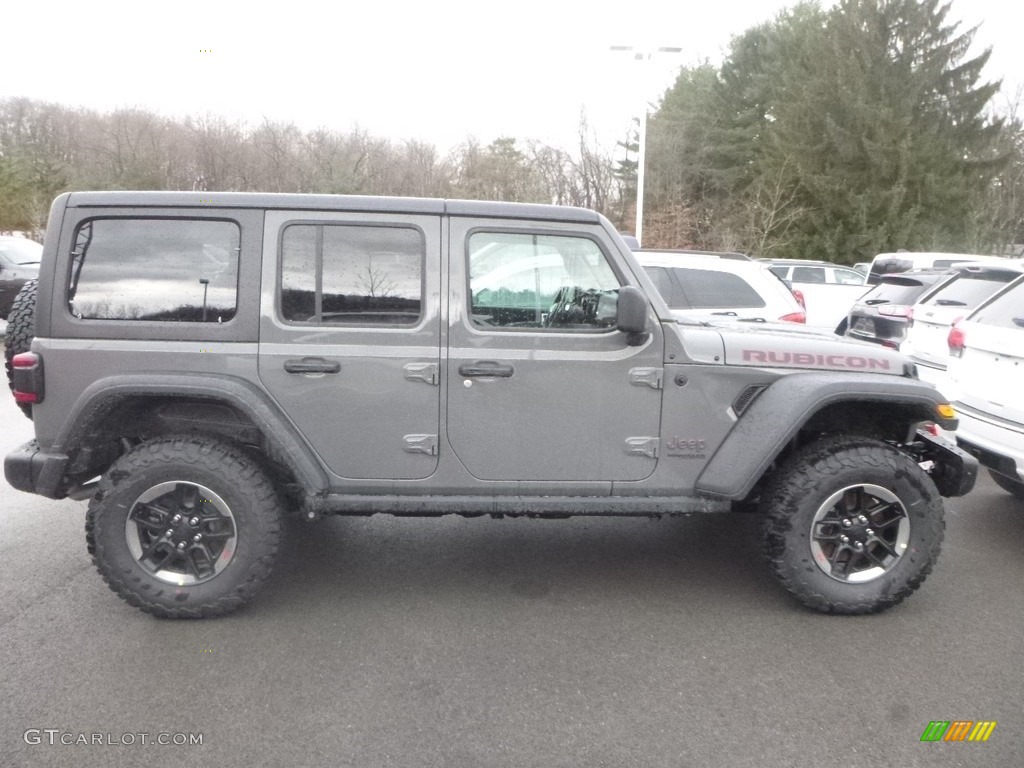 Sting-Gray 2019 Jeep Wrangler Unlimited Rubicon 4x4 Exterior Photo #130629828