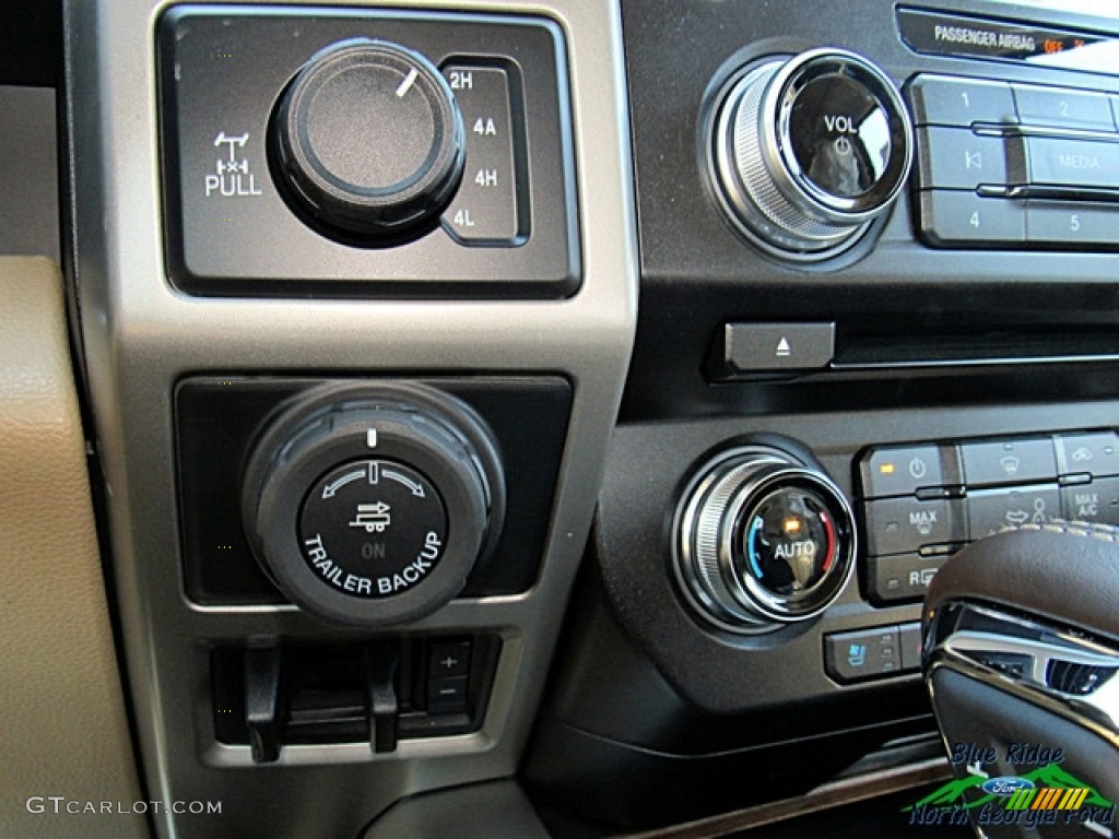 2018 F150 Lariat SuperCrew 4x4 - White Platinum / Light Camel photo #24