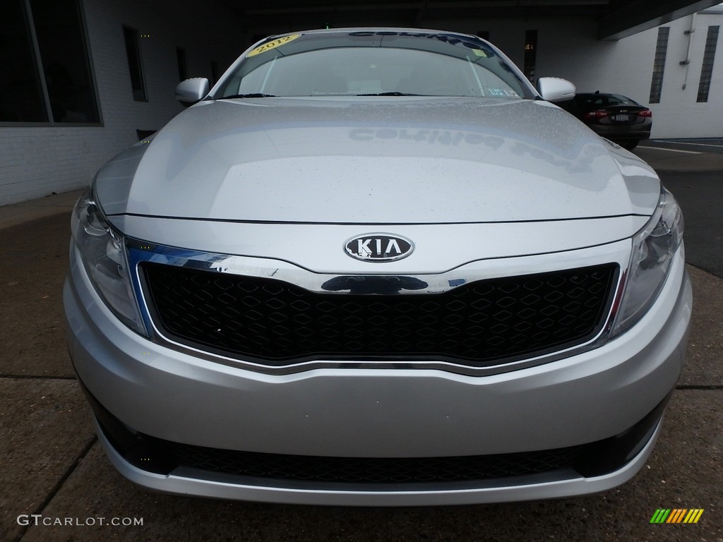 2012 Optima LX - Bright Silver / Gray photo #2