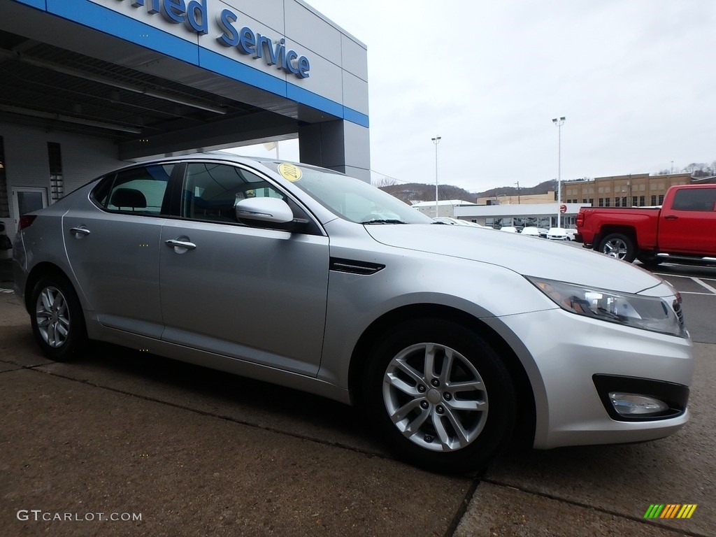 2012 Optima LX - Bright Silver / Gray photo #3