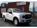 2019 Ingot Silver Ford F150 XL Regular Cab 4x4  photo #7