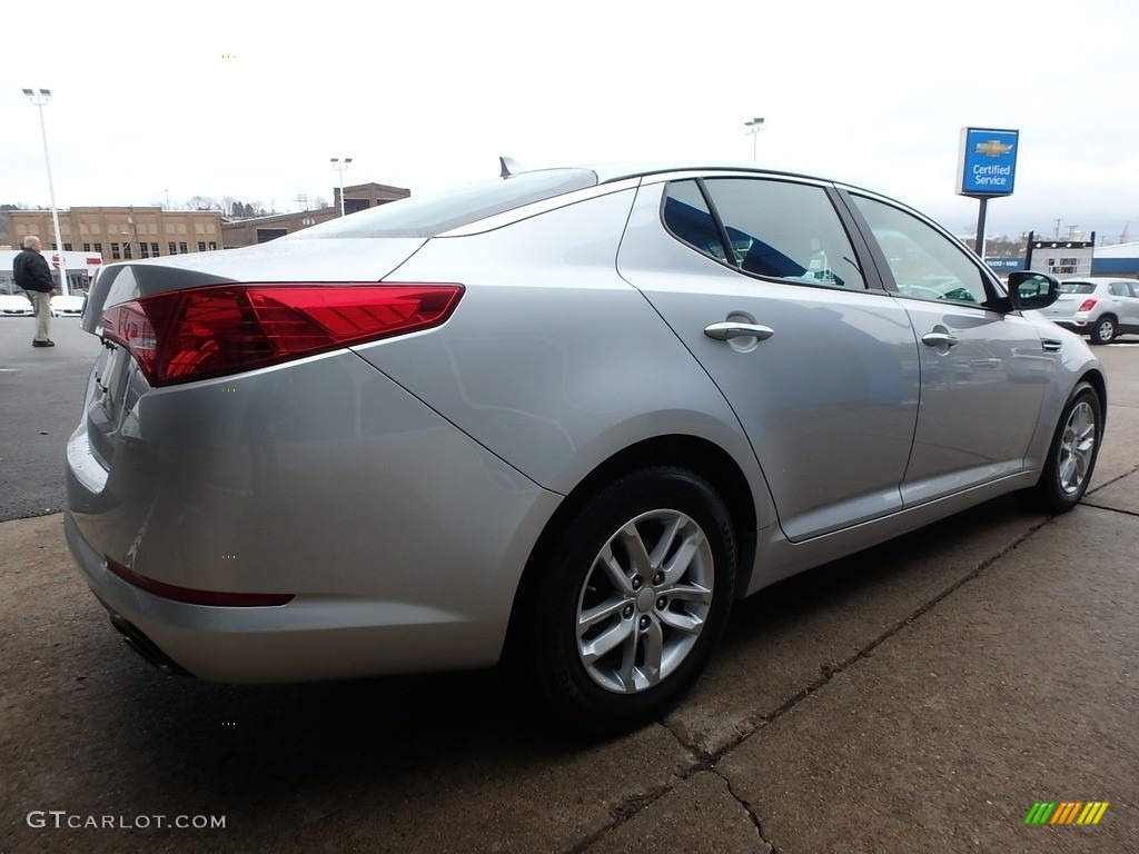 2012 Optima LX - Bright Silver / Gray photo #6