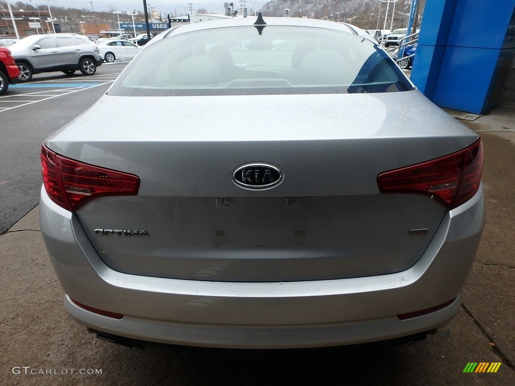 2012 Optima LX - Bright Silver / Gray photo #7