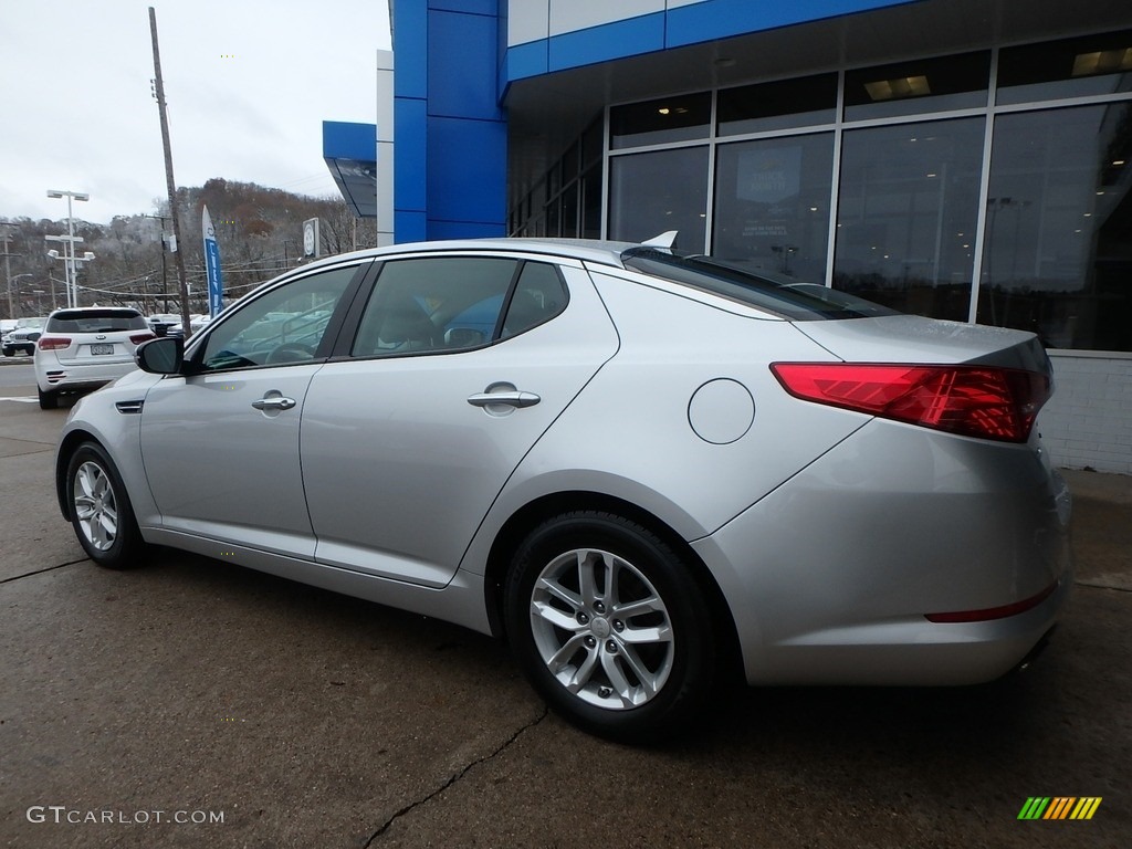 2012 Optima LX - Bright Silver / Gray photo #8