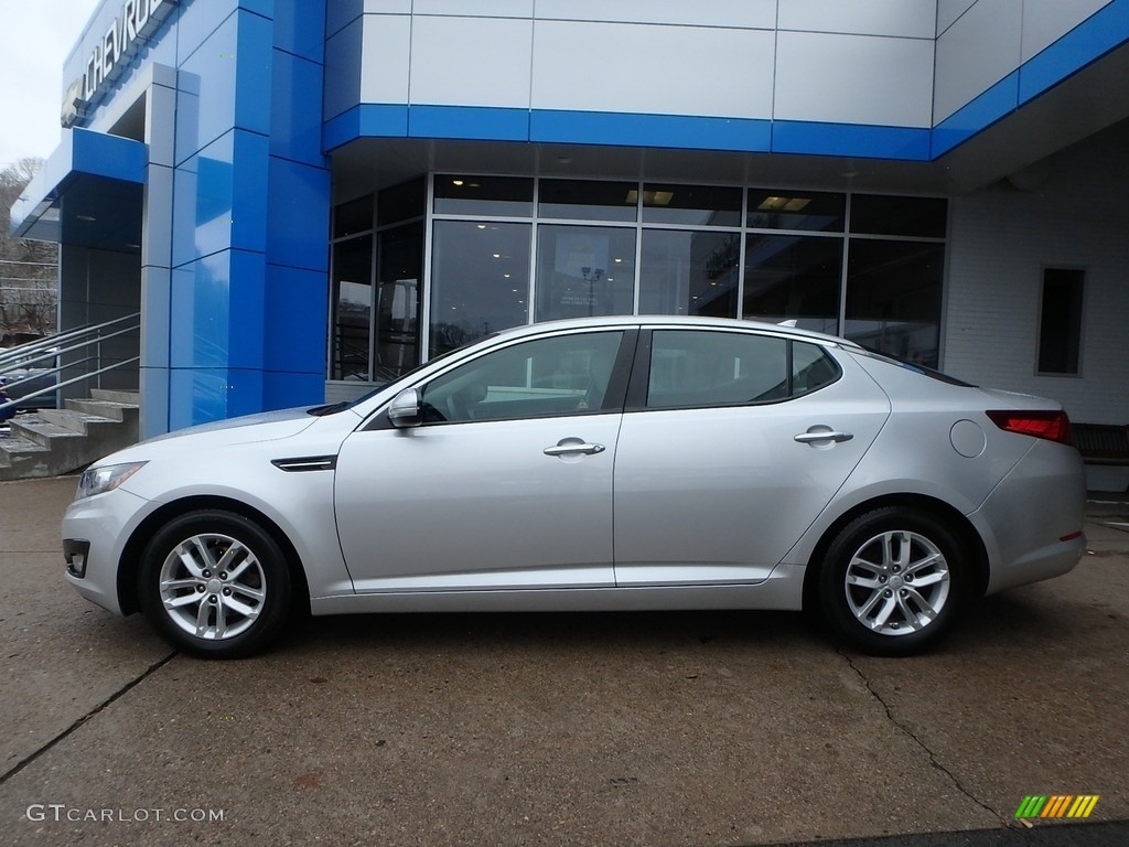2012 Optima LX - Bright Silver / Gray photo #9