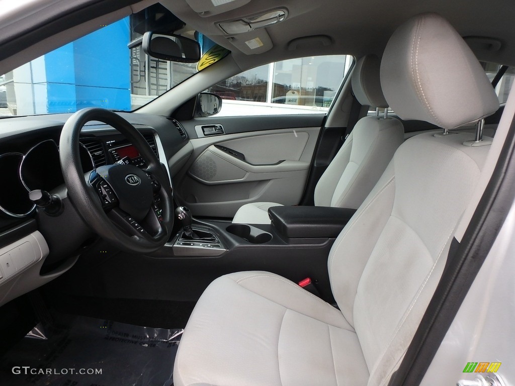 2012 Optima LX - Bright Silver / Gray photo #10