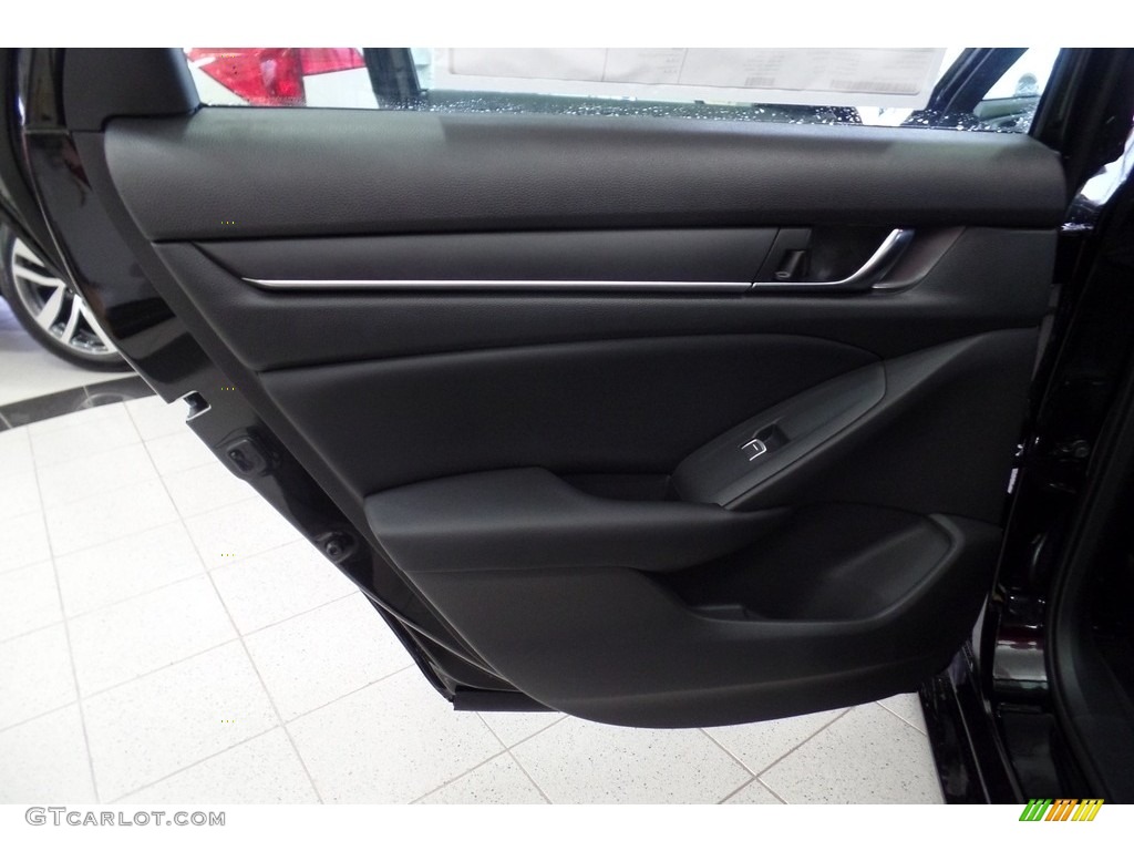 2019 Honda Accord Sport Sedan Black Door Panel Photo #130631703