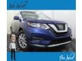 2017 Caspian Blue Nissan Rogue SV AWD  photo #1