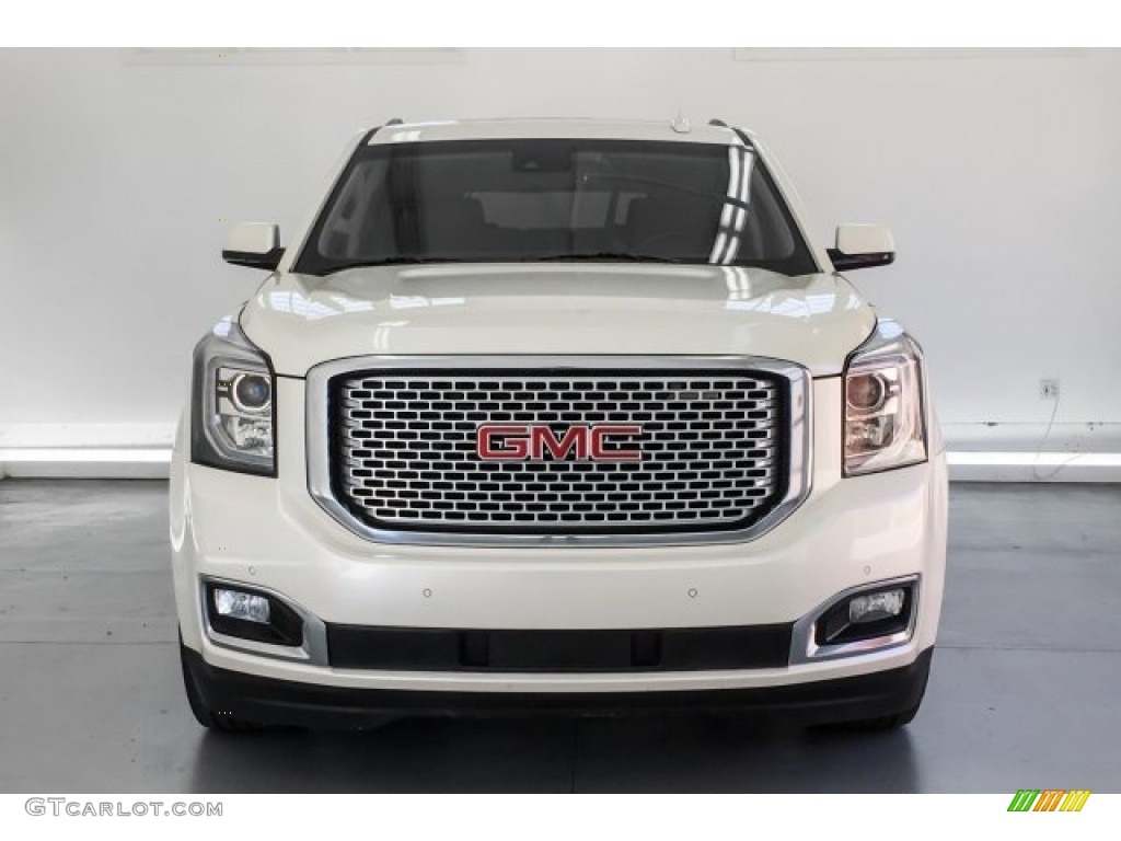 2015 Yukon XL SLT 4WD - White Diamond Tricoat / Jet Black photo #2