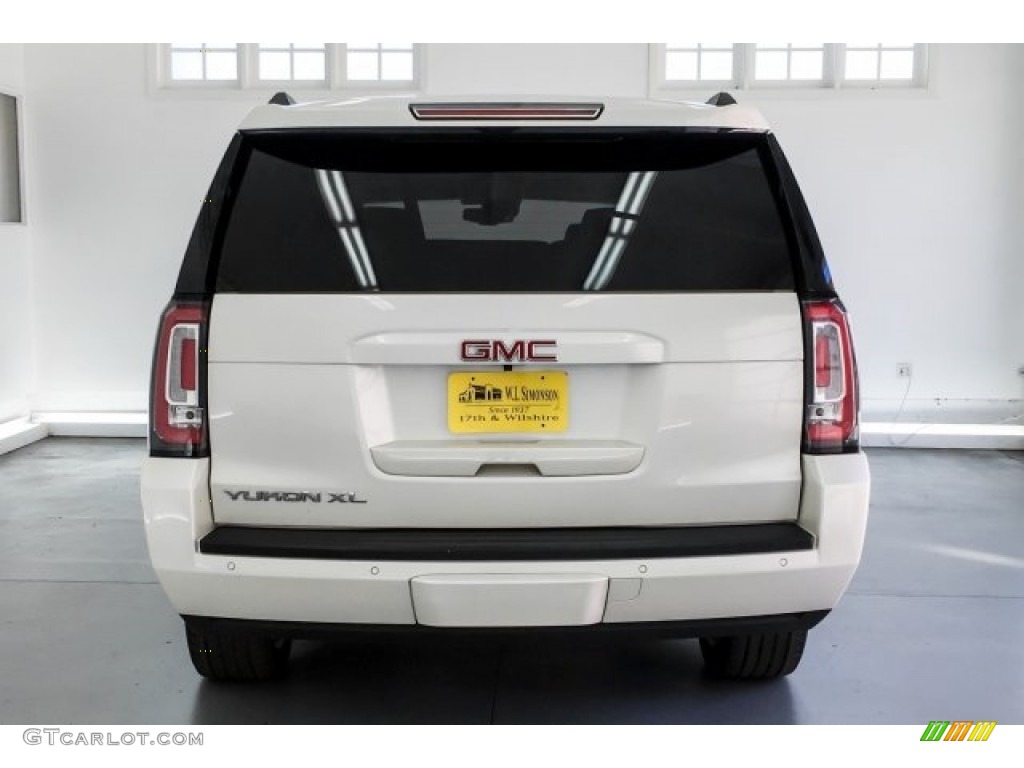 2015 Yukon XL SLT 4WD - White Diamond Tricoat / Jet Black photo #3