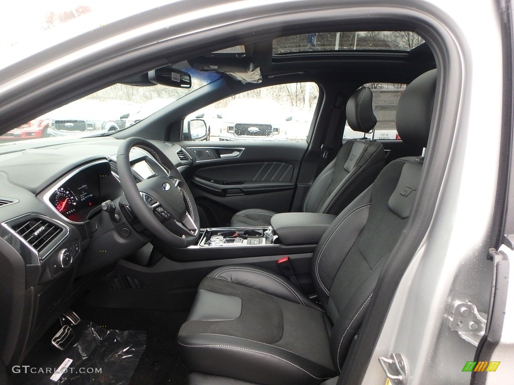 Ebony Interior 2019 Ford Edge ST AWD Photo #130632687