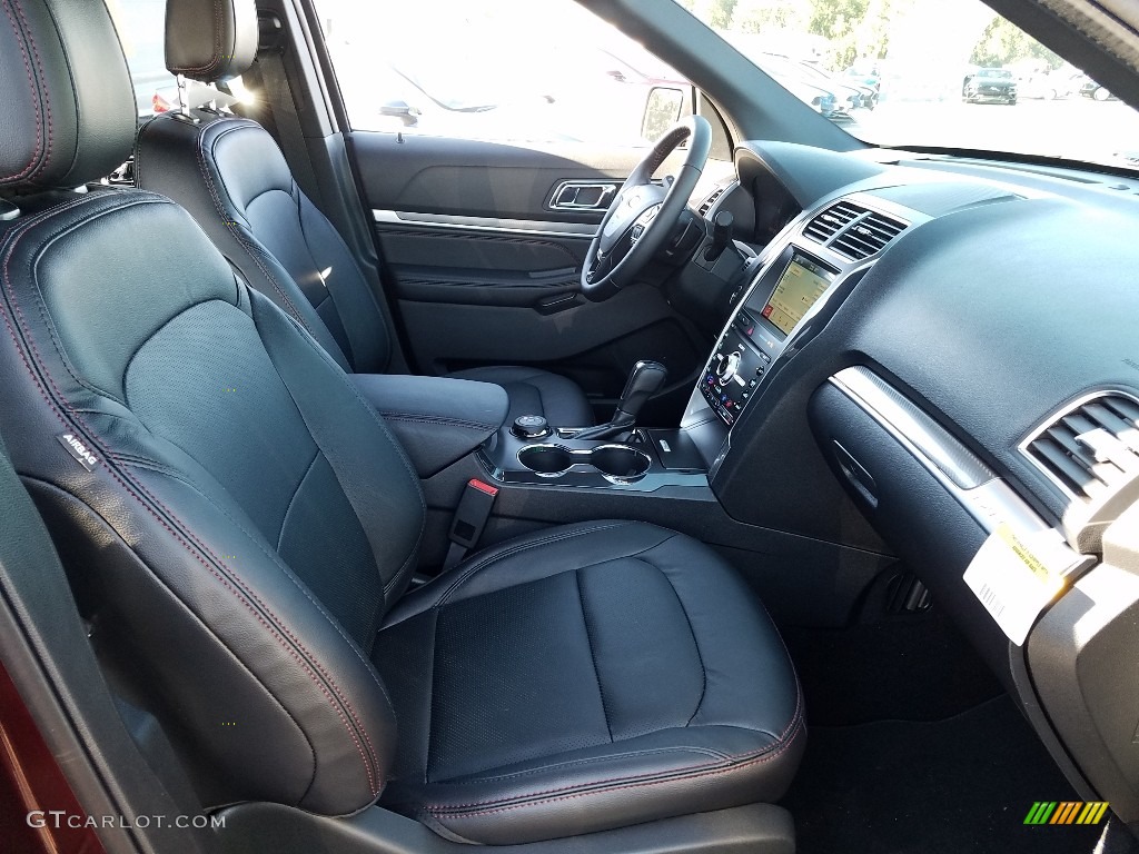 Medium Black Interior 2019 Ford Explorer Sport 4WD Photo #130633308