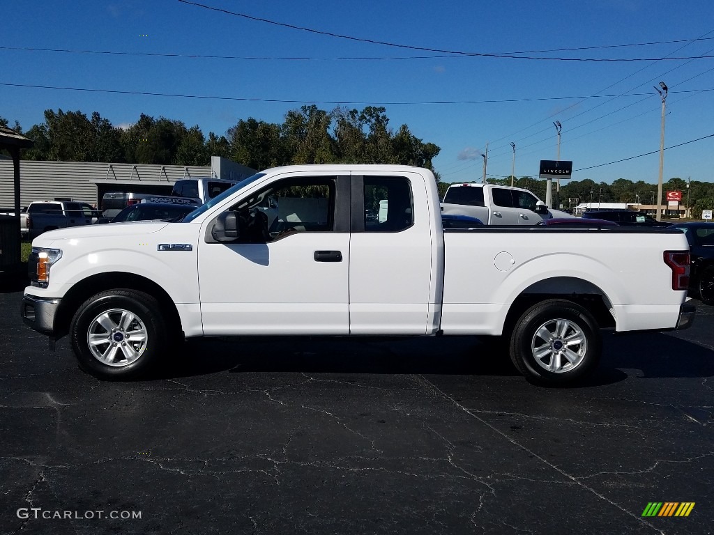 2018 F150 XL SuperCab - Oxford White / Earth Gray photo #2