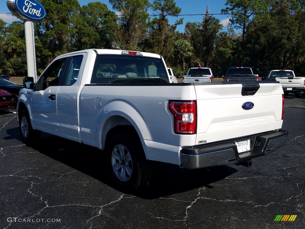 2018 F150 XL SuperCab - Oxford White / Earth Gray photo #3