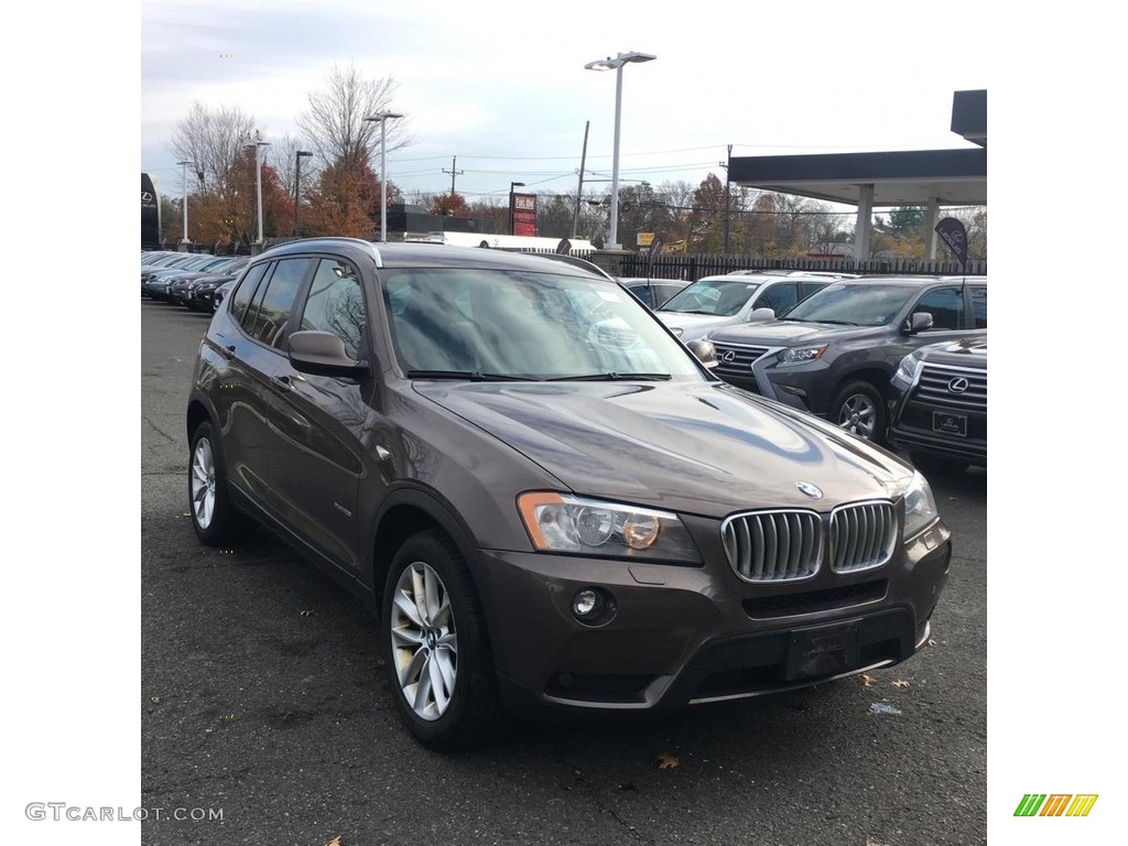 2014 X3 xDrive28i - Sparkling Bronze Metallic / Sand Beige photo #7