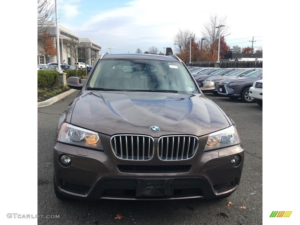 2014 X3 xDrive28i - Sparkling Bronze Metallic / Sand Beige photo #8