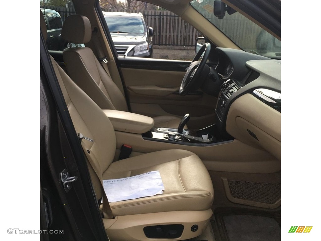 2014 X3 xDrive28i - Sparkling Bronze Metallic / Sand Beige photo #13
