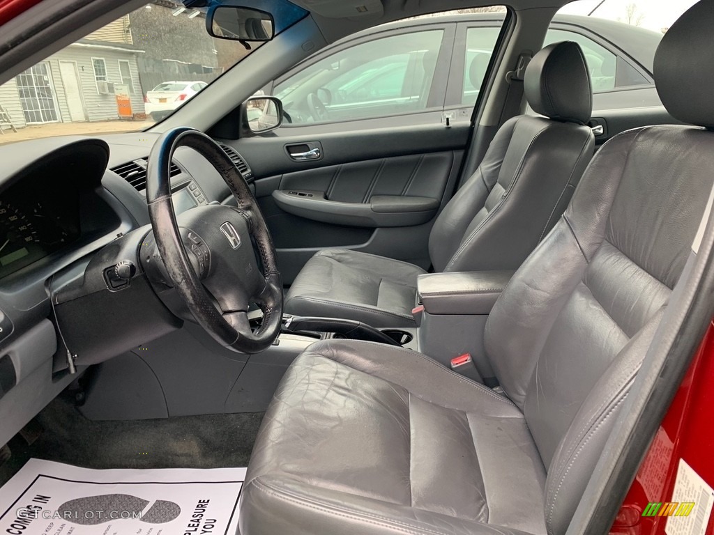2007 Accord EX-L V6 Sedan - Moroccan Red Pearl / Gray photo #10