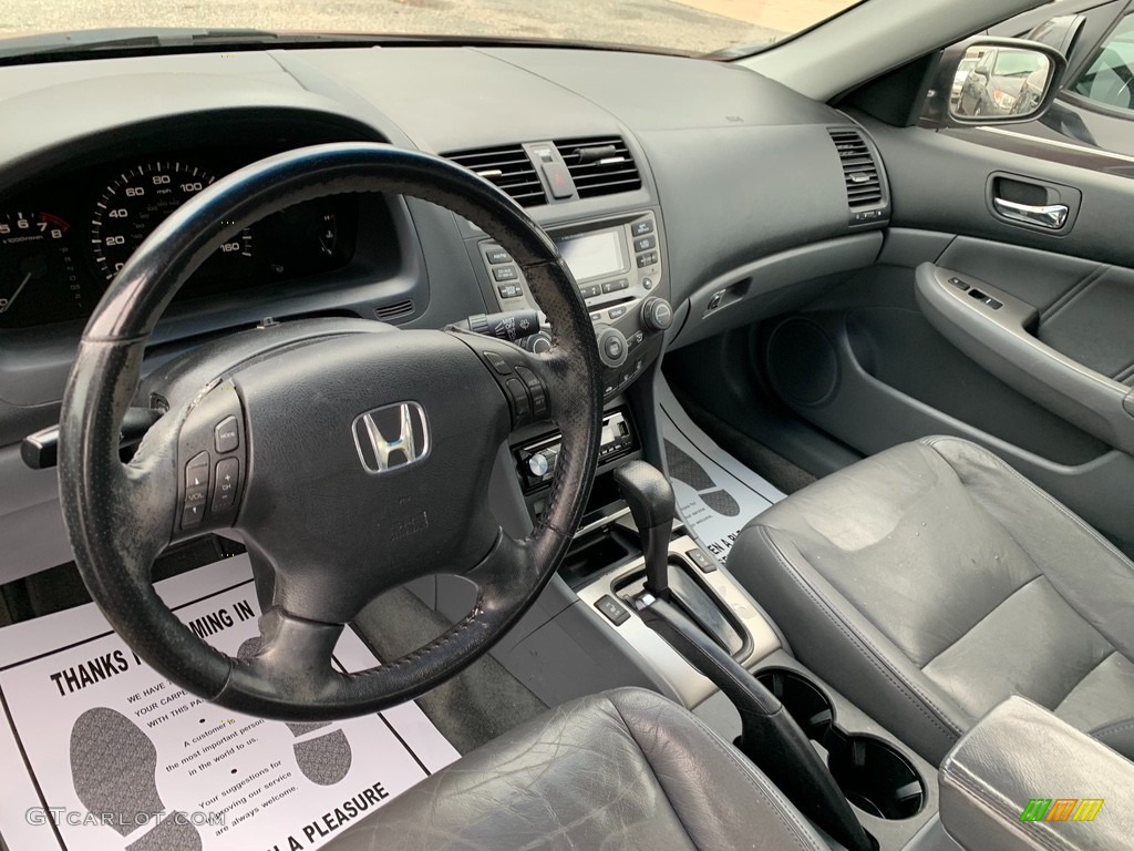 2007 Accord EX-L V6 Sedan - Moroccan Red Pearl / Gray photo #11