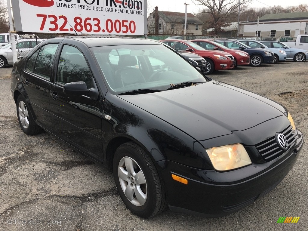 2003 Jetta GLS 1.8T Sedan - Black / Black photo #7