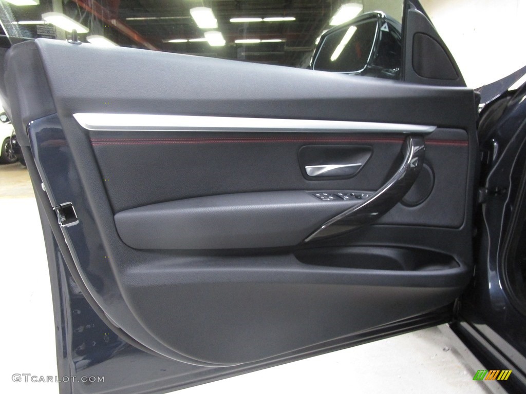 2018 BMW 3 Series 330i xDrive Gran Turismo Black Door Panel Photo #130634385