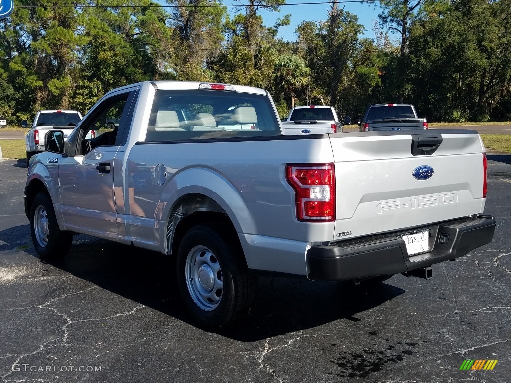 2018 F150 XL Regular Cab - Ingot Silver / Earth Gray photo #3