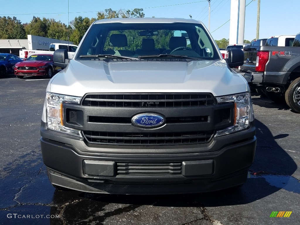 2018 F150 XL Regular Cab - Ingot Silver / Earth Gray photo #8