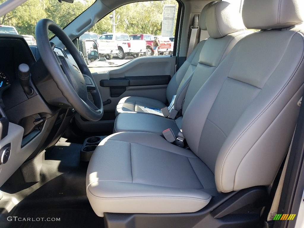 2018 F150 XL Regular Cab - Ingot Silver / Earth Gray photo #9