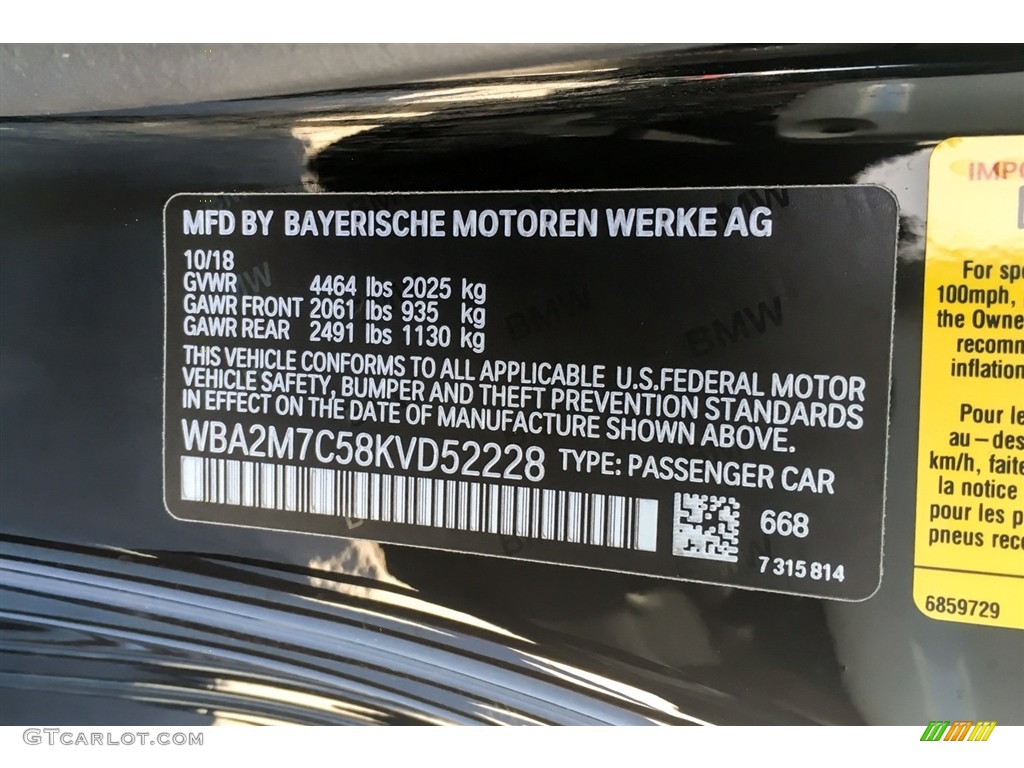 2019 BMW 2 Series 230i Convertible Parts Photos