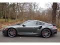 2017 Agate Grey Metallic Porsche 911 Turbo Coupe  photo #3