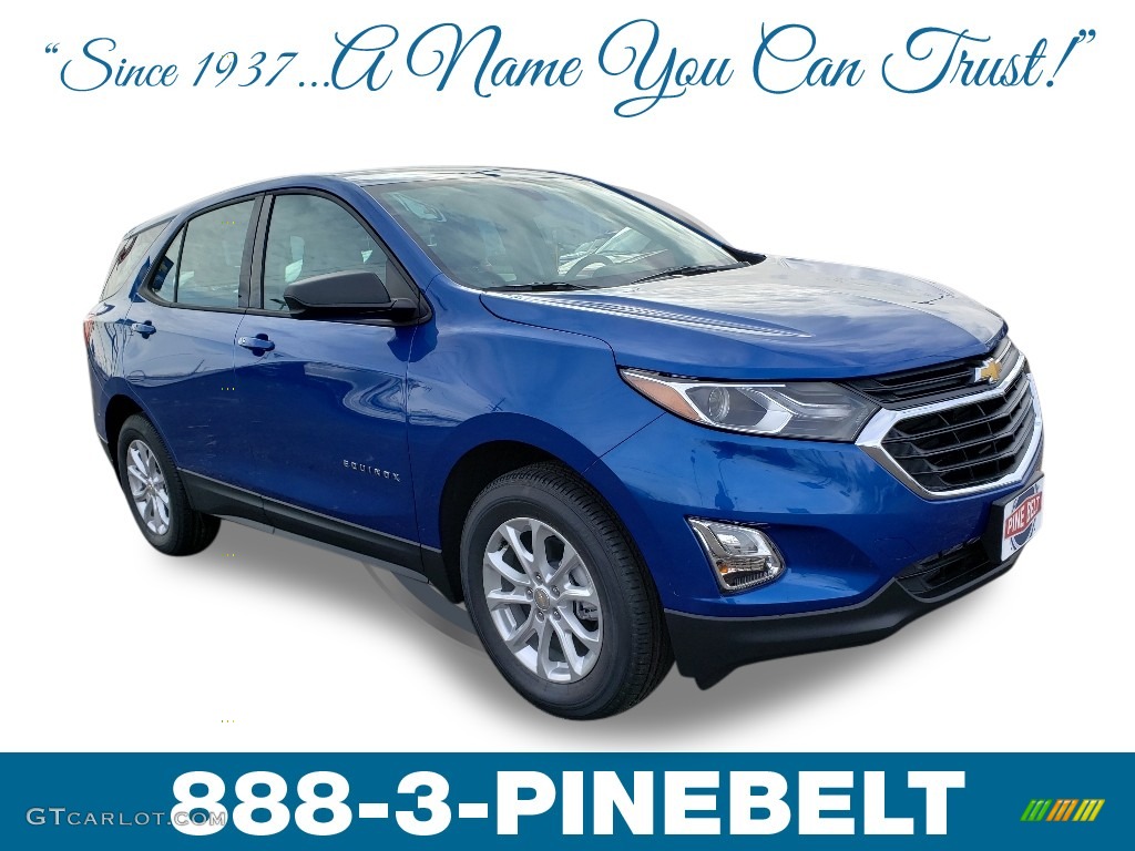 2019 Equinox LS AWD - Kinetic Blue Metallic / Medium Ash Gray photo #1