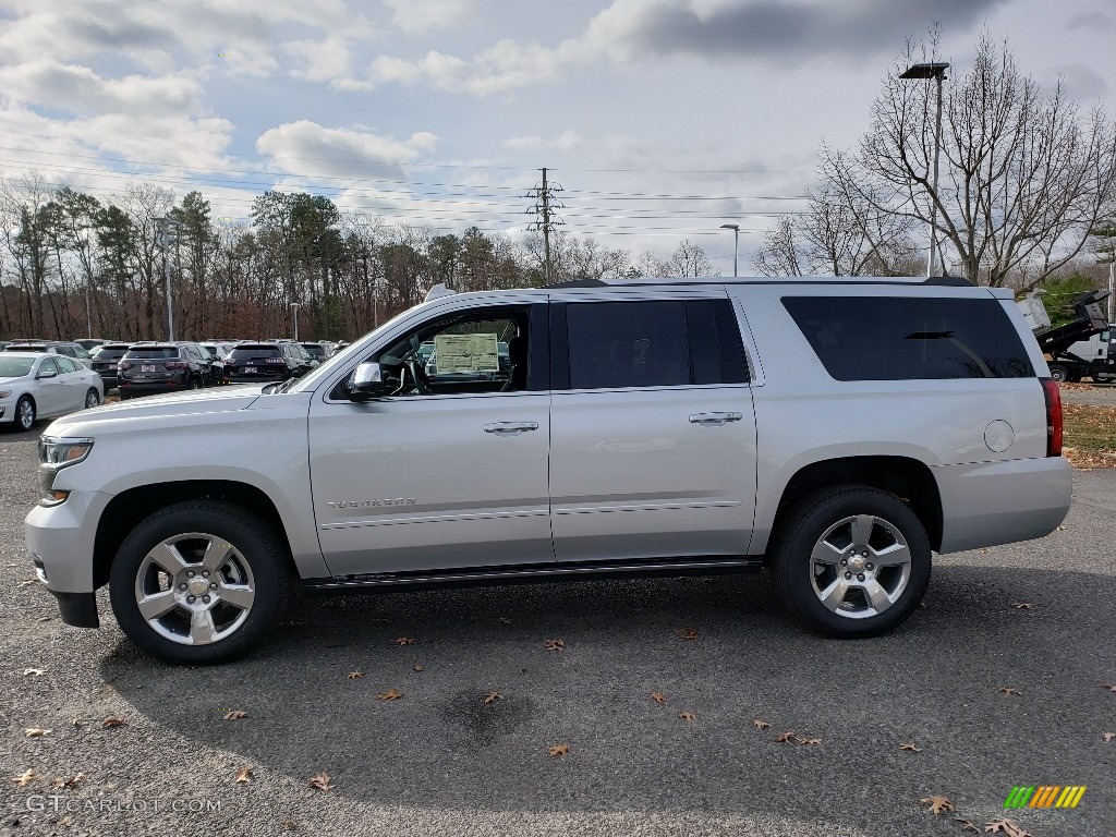 Silver Ice Metallic 2019 Chevrolet Suburban Premier 4WD Exterior Photo #130638582