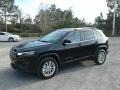 2019 Diamond Black Crystal Pearl Jeep Cherokee Latitude 4x4  photo #1