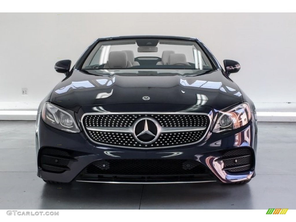 2018 E 400 Convertible - Lunar Blue Metallic / Macchiato Beige/Yacht Blue photo #2
