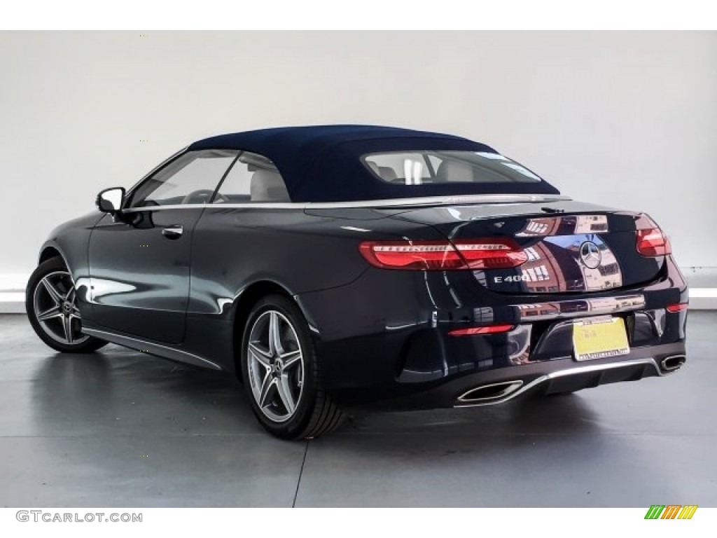 2018 E 400 Convertible - Lunar Blue Metallic / Macchiato Beige/Yacht Blue photo #10