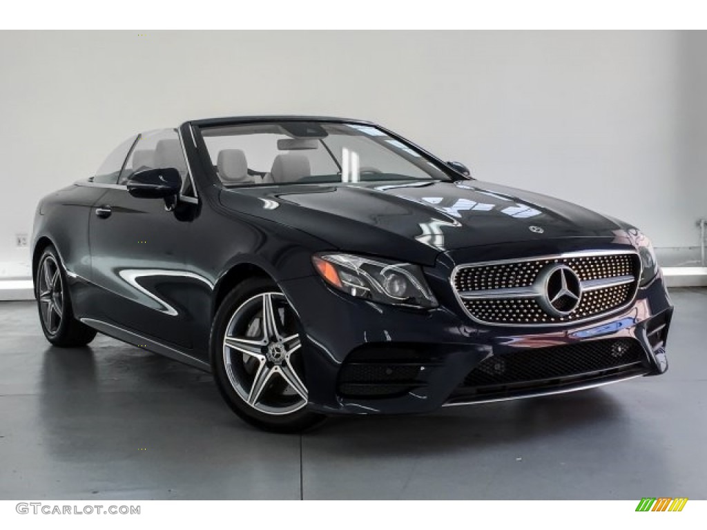 2018 E 400 Convertible - Lunar Blue Metallic / Macchiato Beige/Yacht Blue photo #14