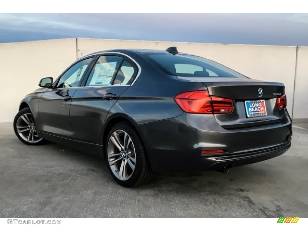 2018 3 Series 328d xDrive Sedan - Mineral Grey Metallic / Black photo #2