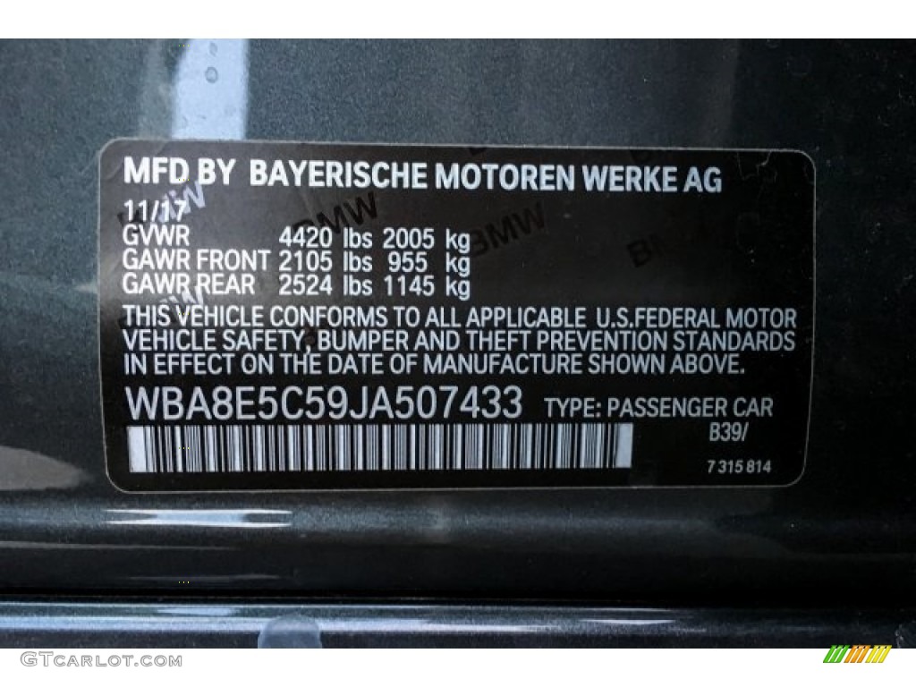 2018 3 Series 328d xDrive Sedan - Mineral Grey Metallic / Black photo #11