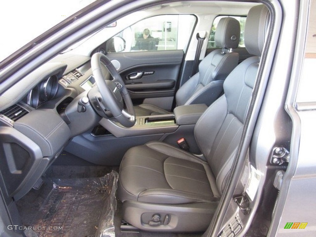 Ebony Interior 2019 Land Rover Range Rover Evoque SE Photo #130641321