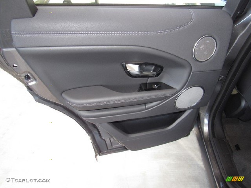 2019 Land Rover Range Rover Evoque SE Ebony Door Panel Photo #130641660