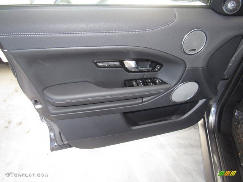 2019 Land Rover Range Rover Evoque SE Ebony Door Panel Photo #130641678