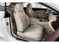 designo Silk Beige/Satin Red Pearl 2019 Mercedes-Benz S 560 4Matic Coupe Interior Color