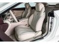 2019 Mercedes-Benz S designo Silk Beige/Satin Red Pearl Interior Front Seat Photo